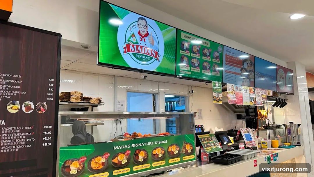 Restaurant Counter with Digital Menus