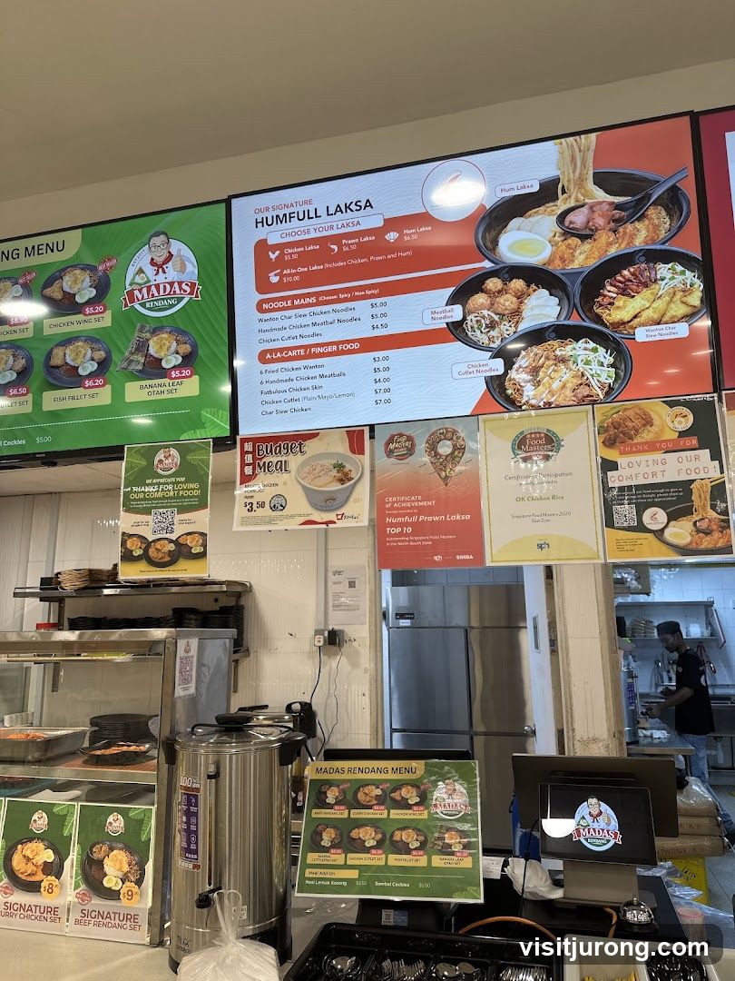Food Stall Menu and Signage