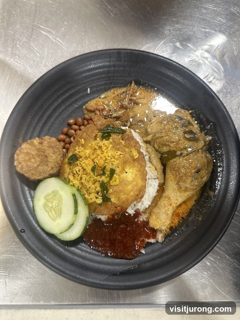 Nasi Lemak with Chicken
