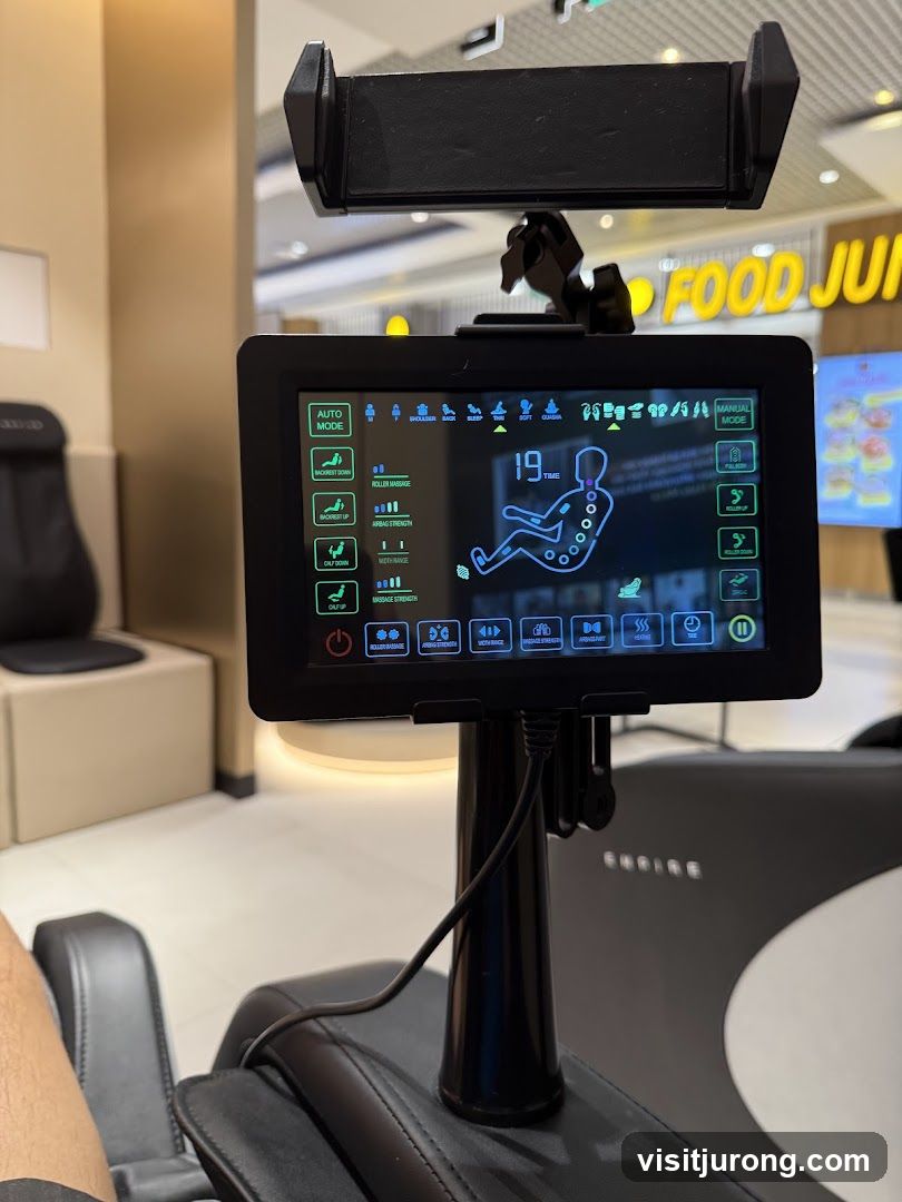 Massage Chair Control Panel
