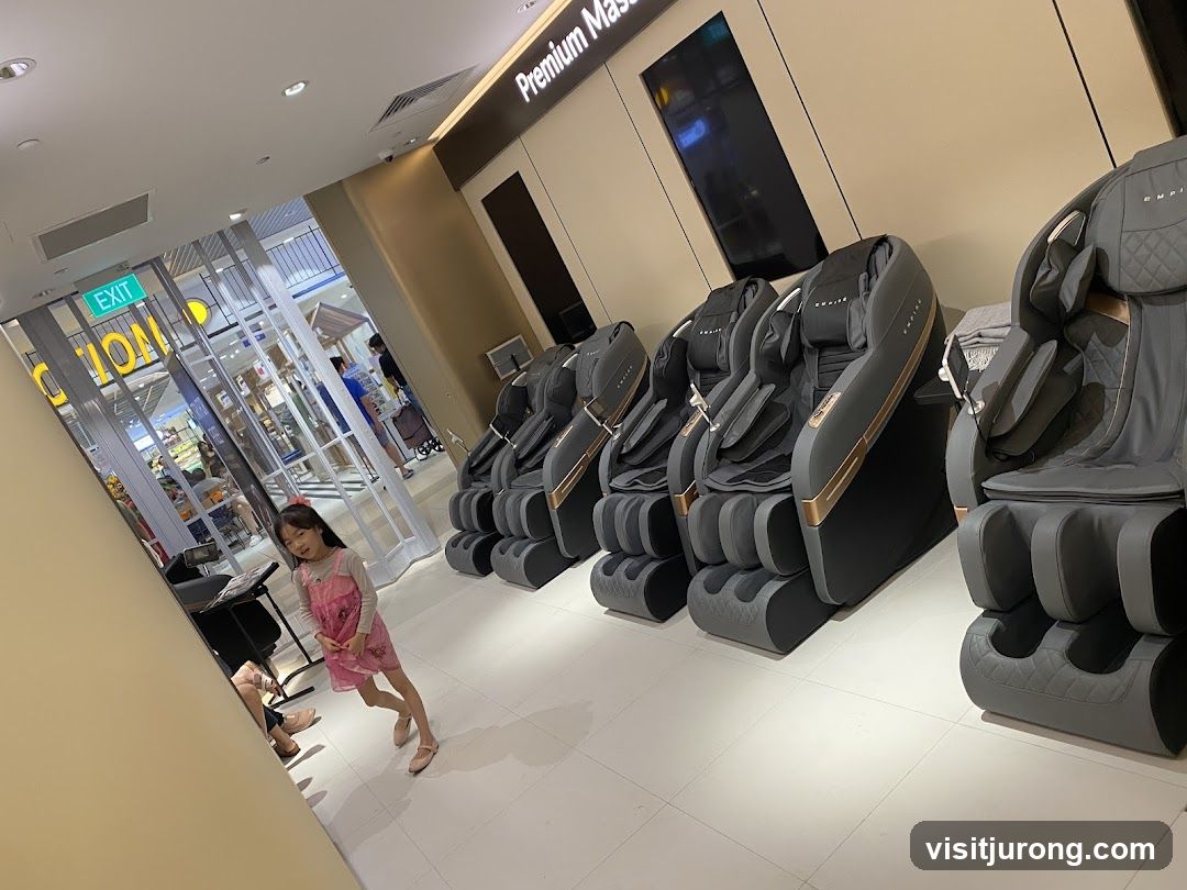 Massage Chairs on Display