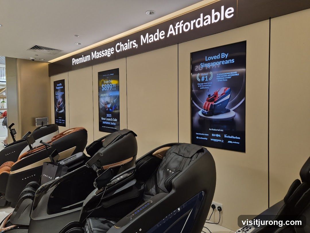 Massage Chairs Display
