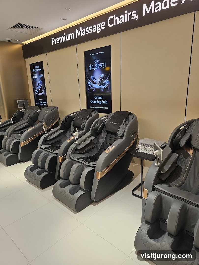 Massage Chairs Display