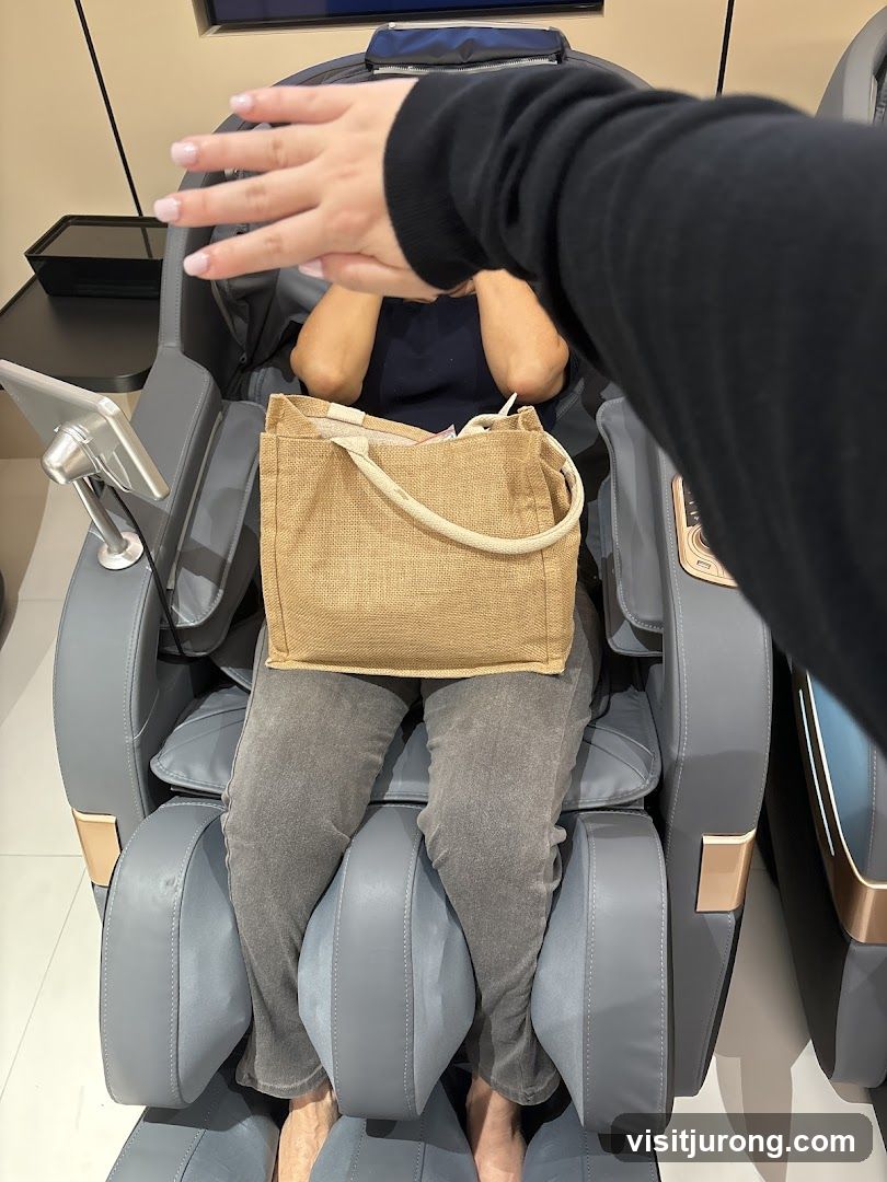 Person in Massage Chair