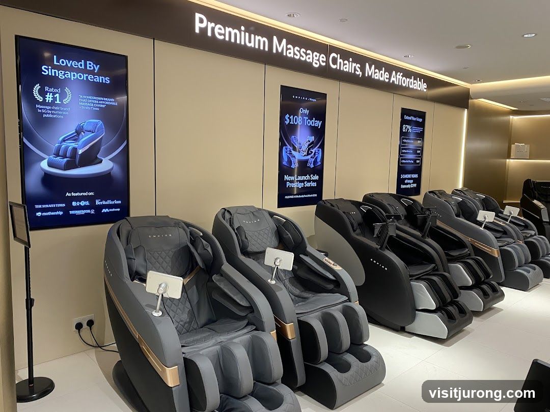 Massage Chairs Display