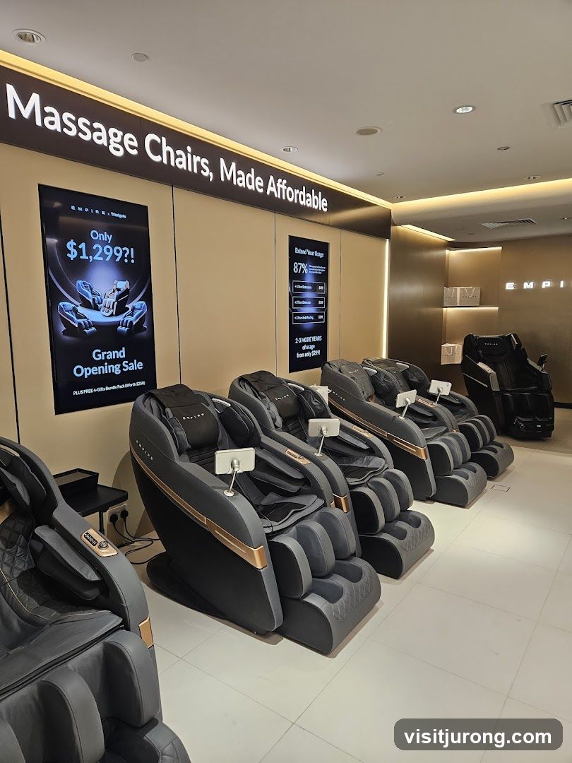 Massage Chairs Display