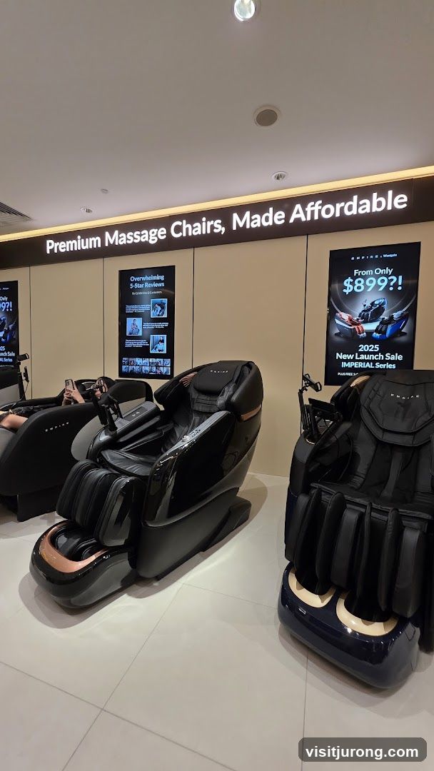Massage Chairs Display