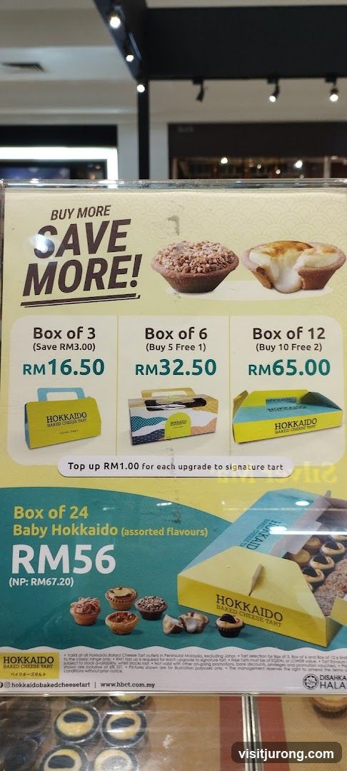 Hokkaido Baked Cheese Tart Promotions
