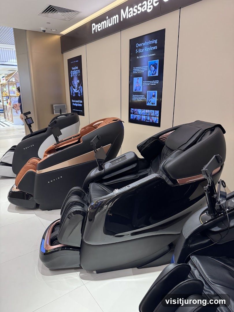 Massage Chairs Display