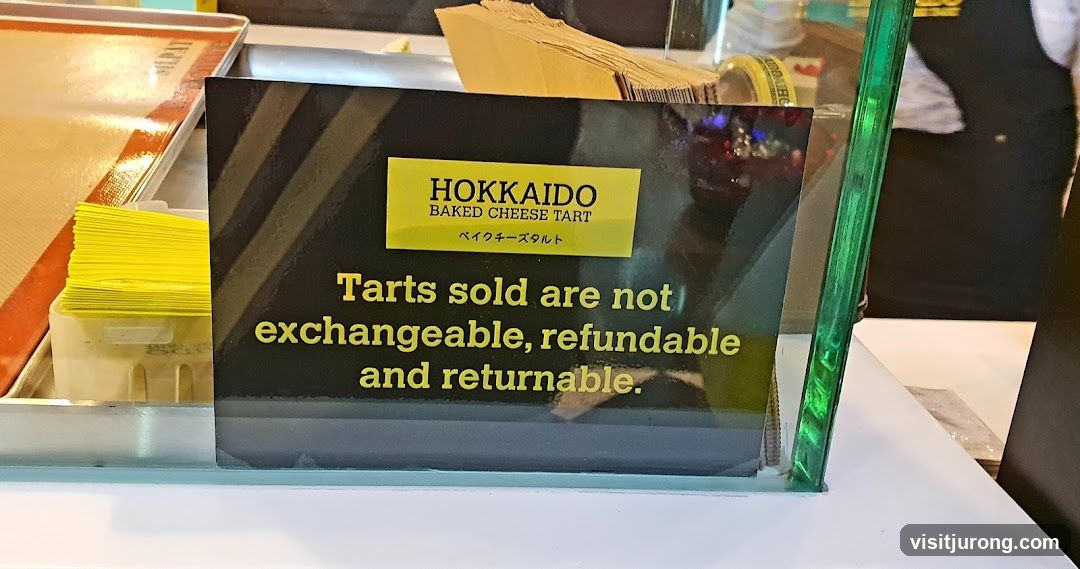 Hokkaido Baked Cheese Tart Sign