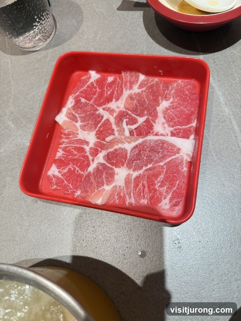 Thinly Sliced Raw Meat