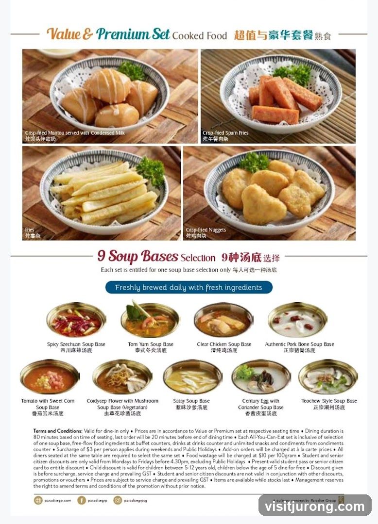 Value & Premium Set Cooked Food