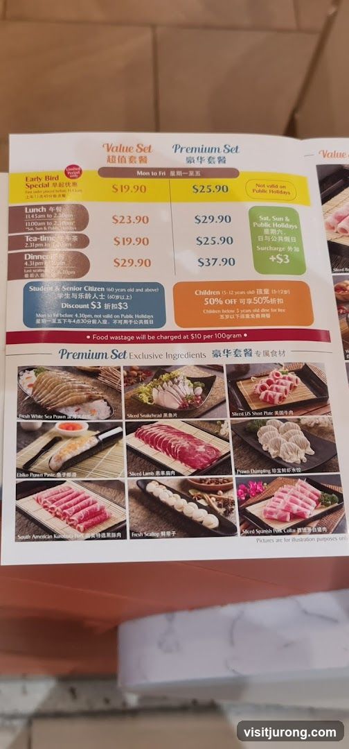 Value Set & Premium Set Menu