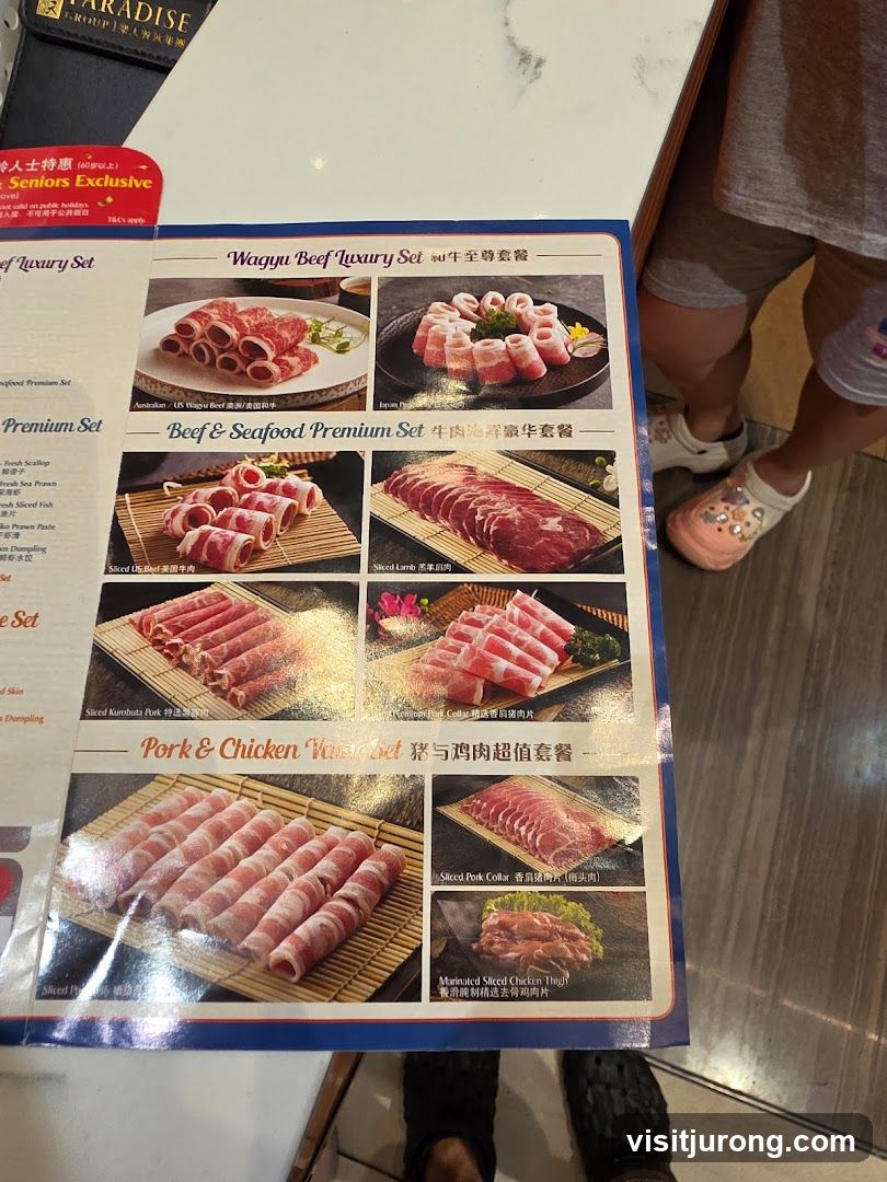 Paradise Group Menu