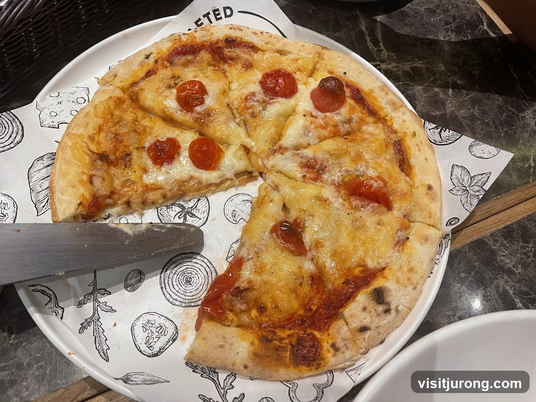 Pizza with Cherry Tomatoes