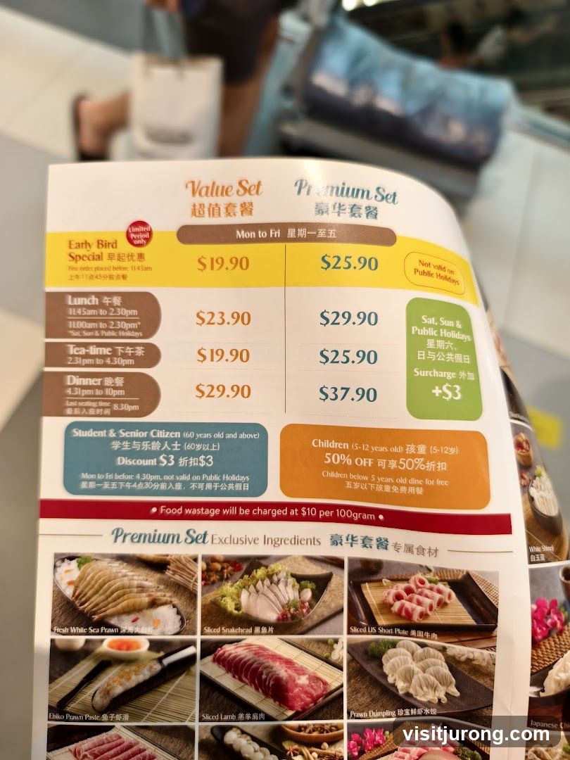Value Set & Premium Set Menu