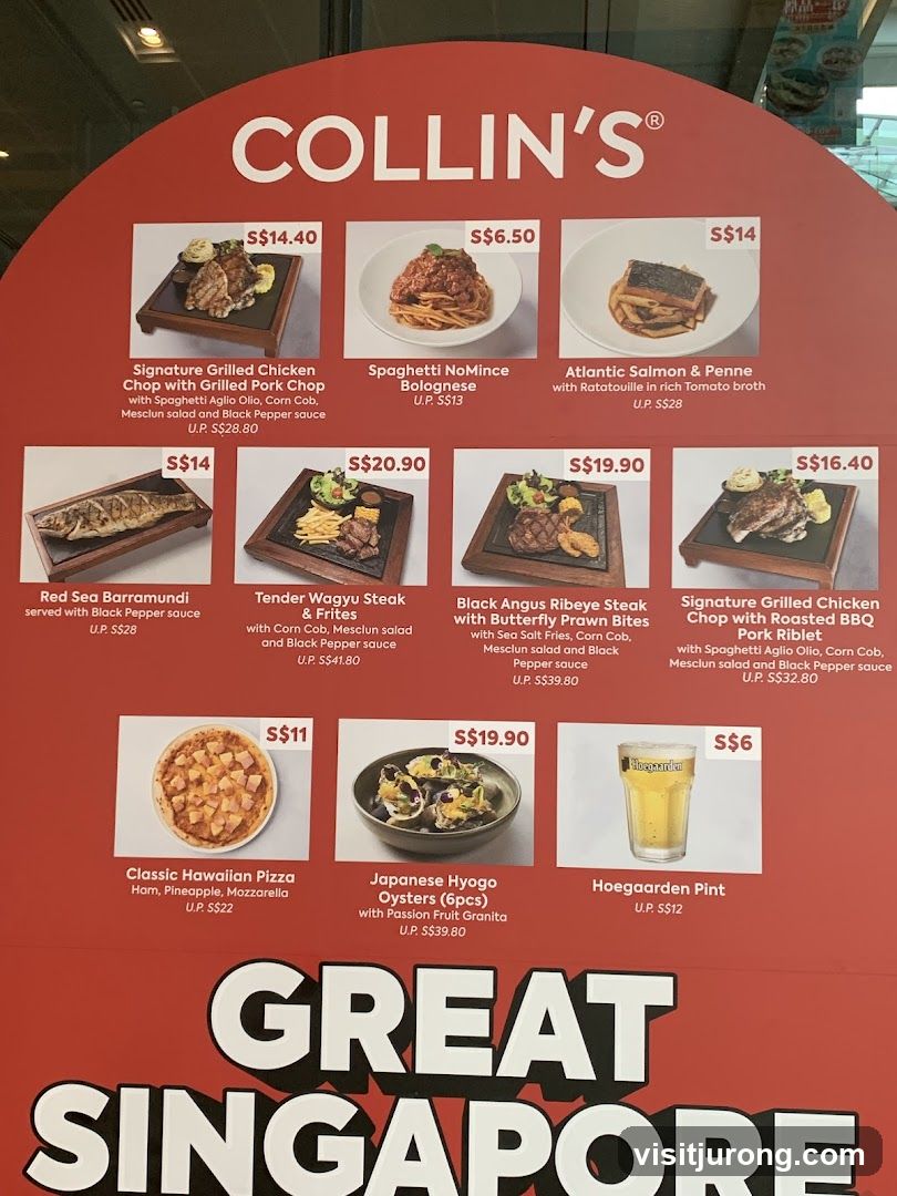 COLLIN'S® Menu