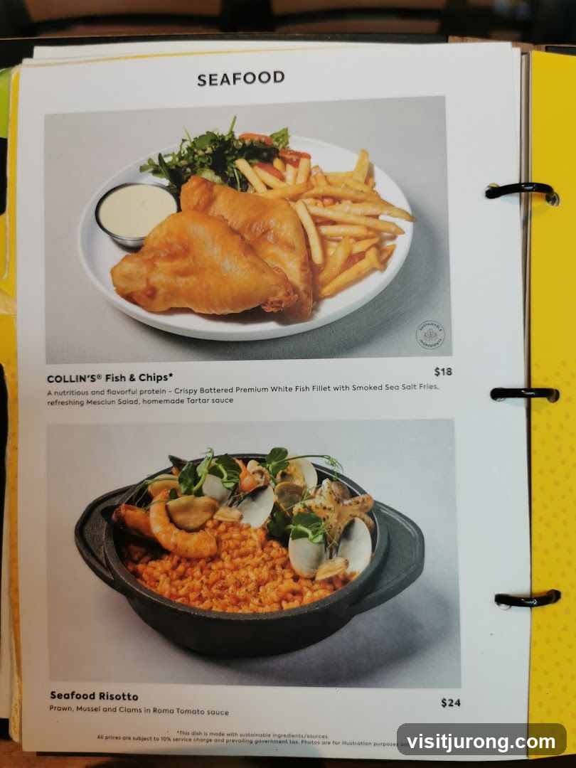 Seafood Menu