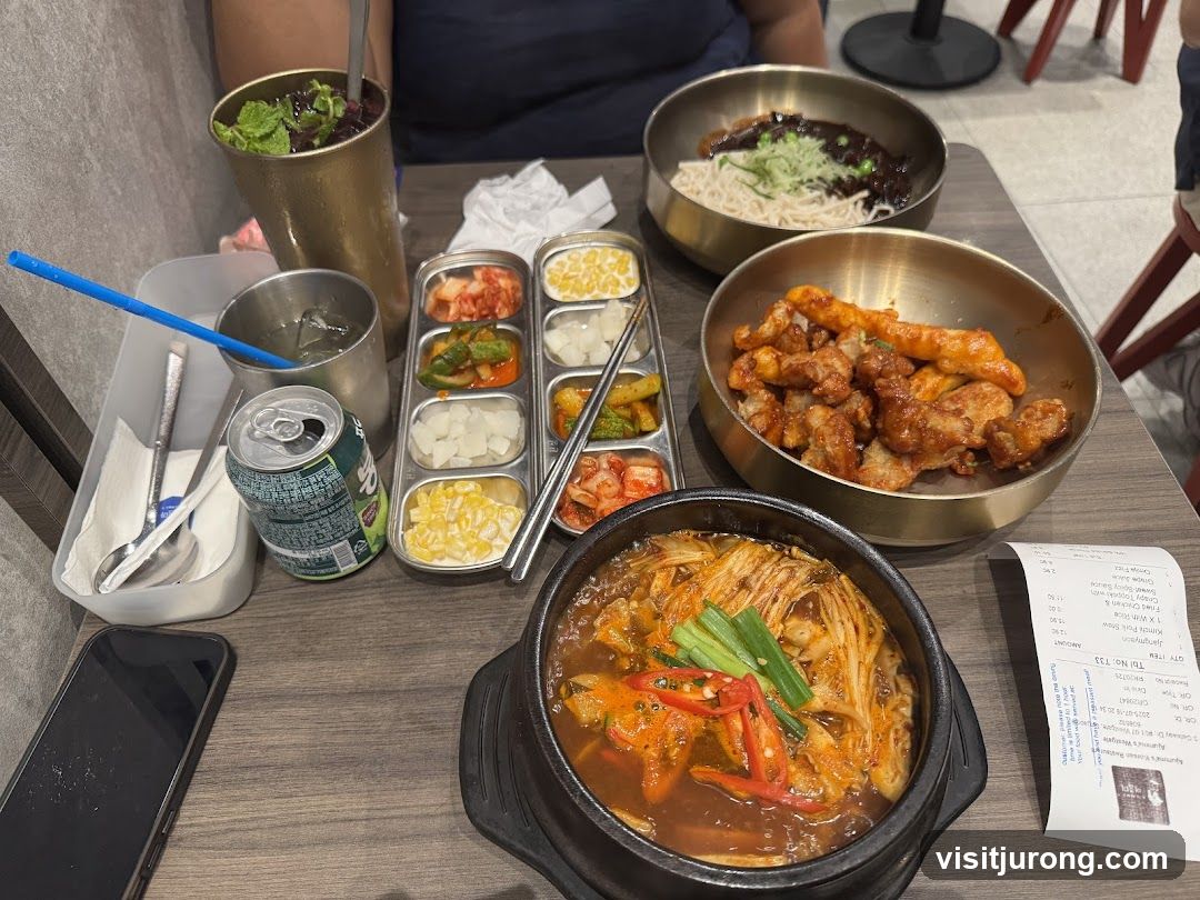 Korean Food Spread