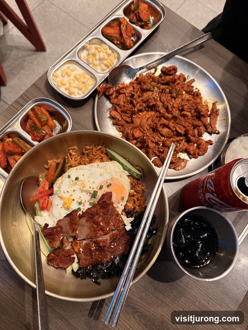 Korean Food Spread