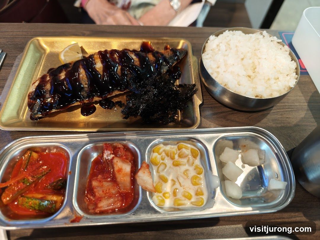 Grilled Fish with Side Dishes