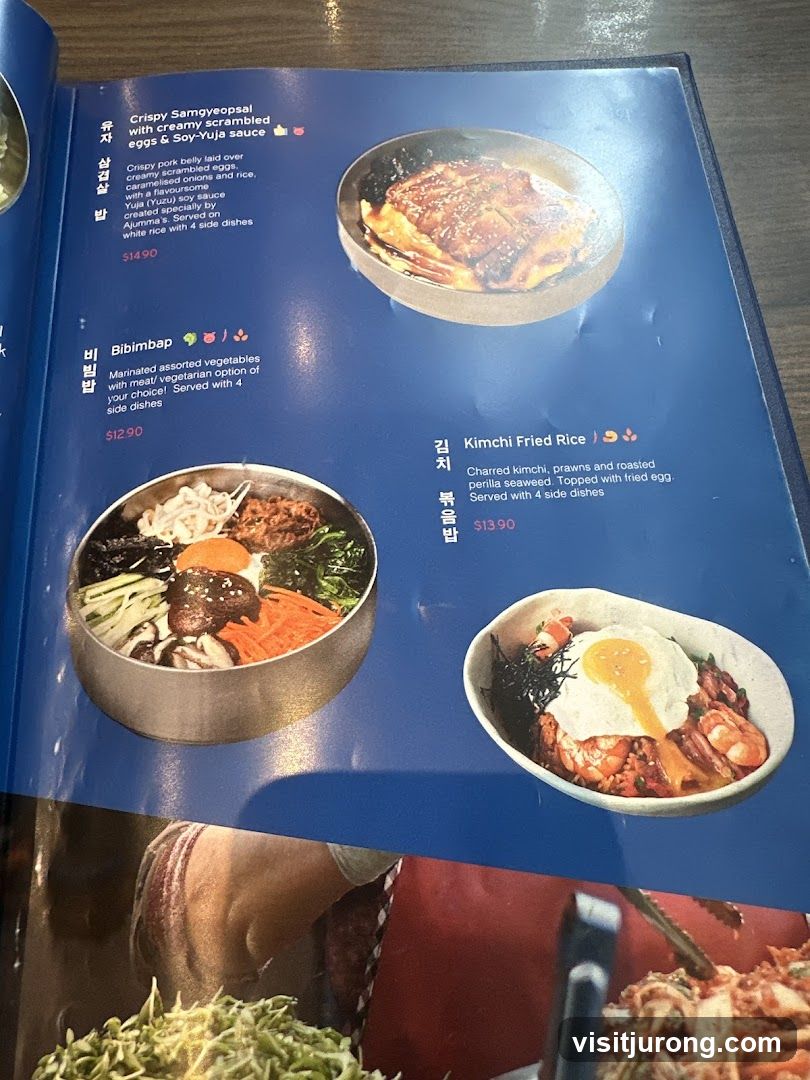 Korean Menu