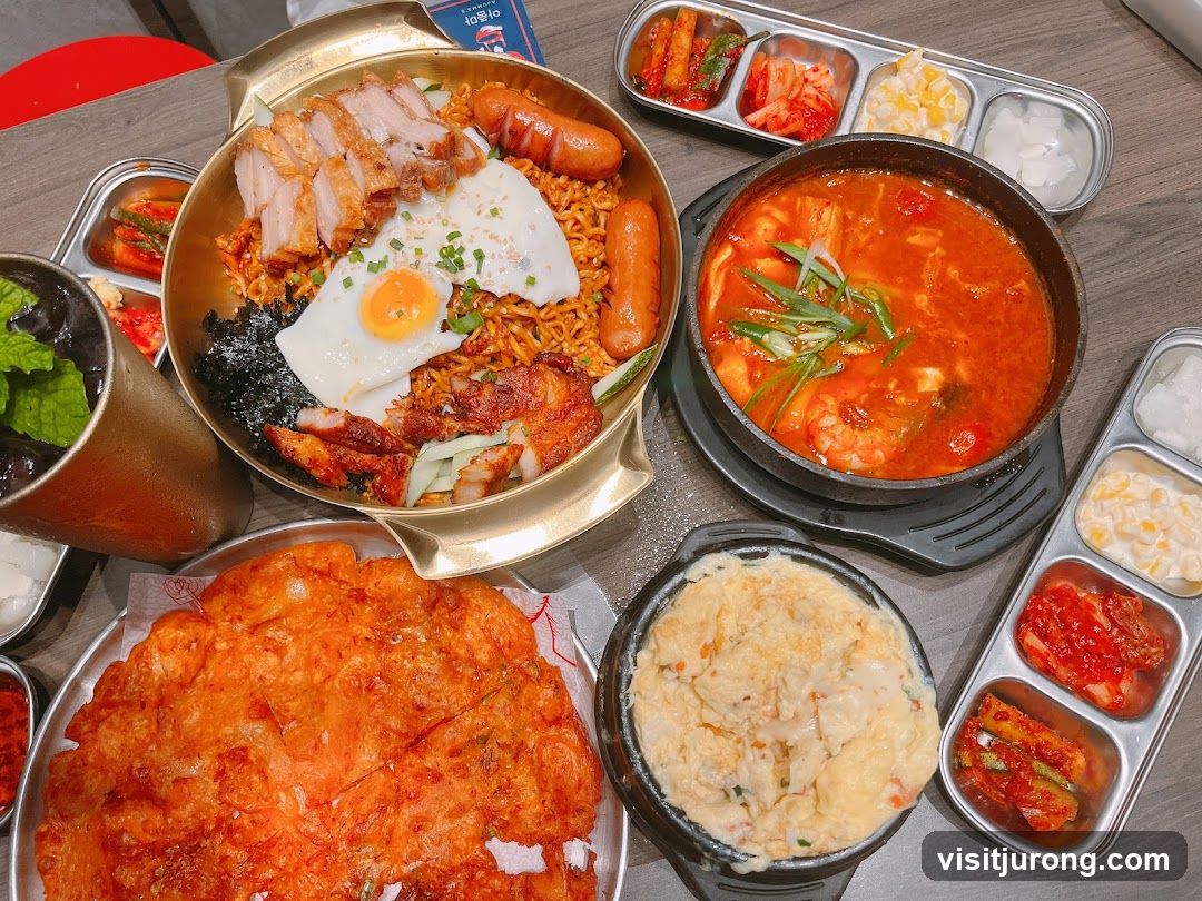 Korean Food Spread