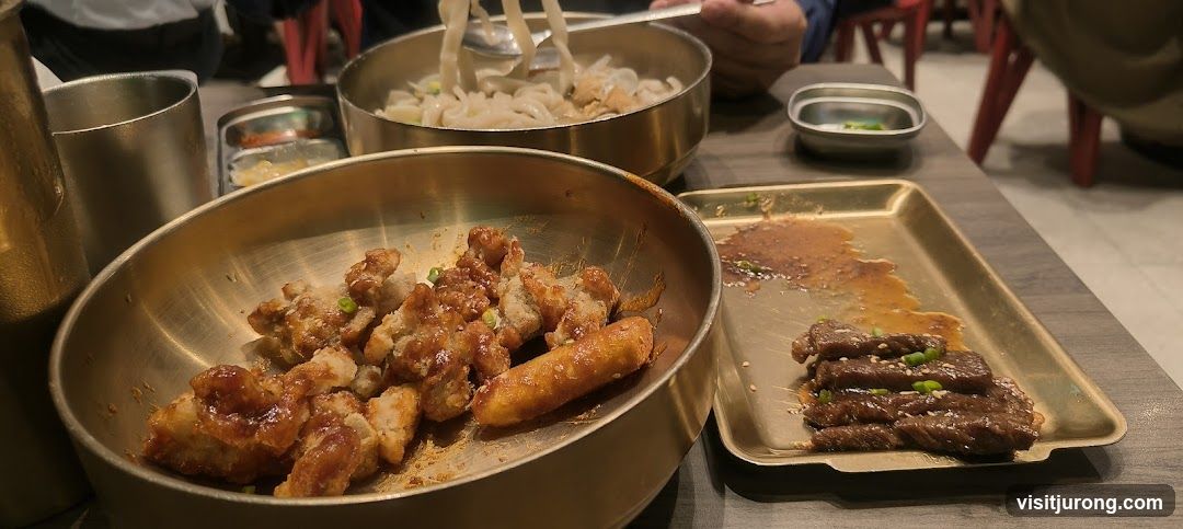Korean Fried Chicken and Beef