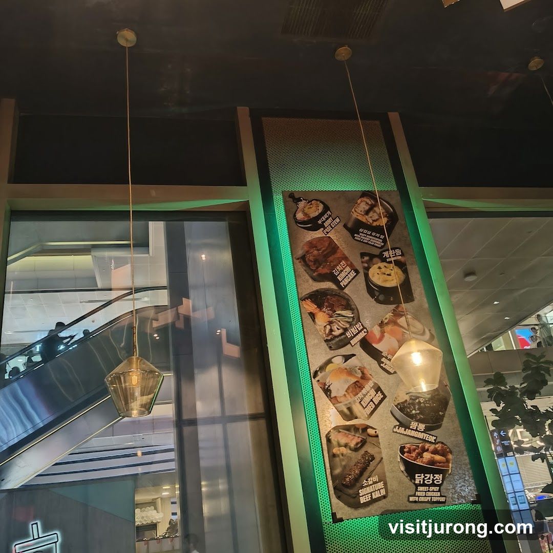 Korean Food Menu Display
