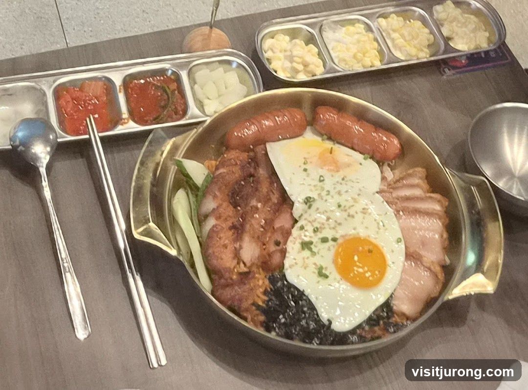 Korean Rice Bowl with Sides