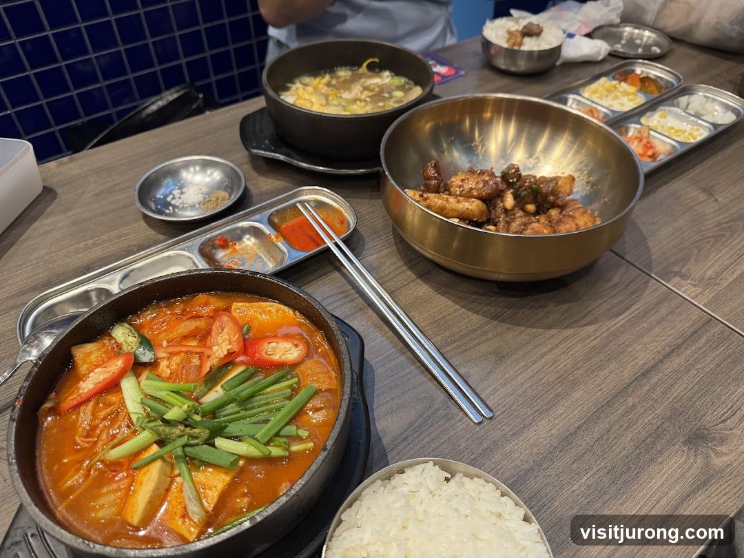 Korean Food Spread