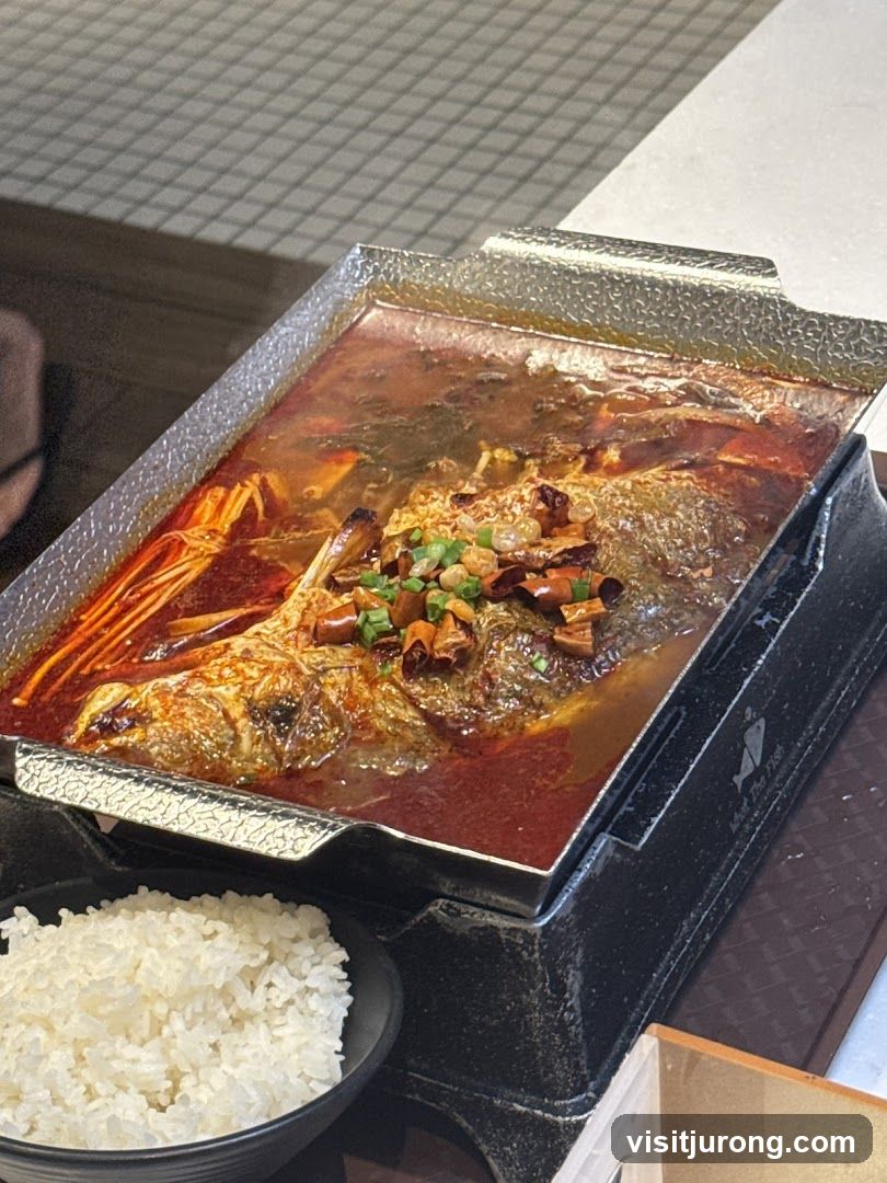 Spicy Braised Fish with Rice