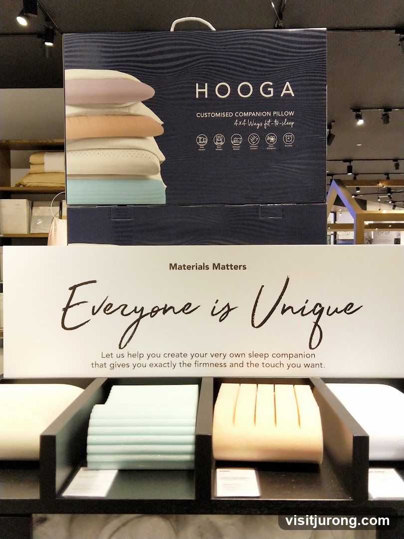 HOOGA Customised Companion Pillow Display