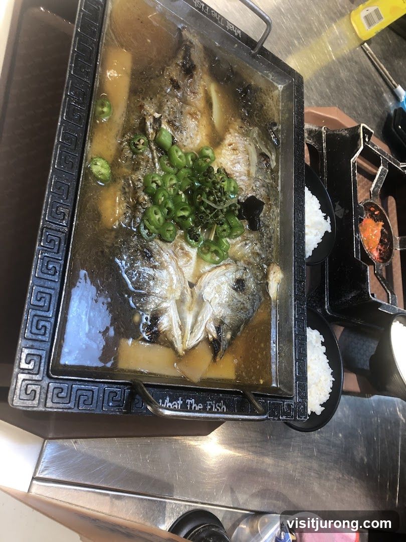 Fish dish with rice