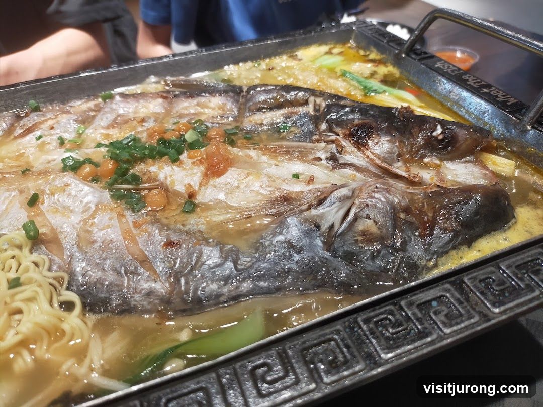 Steamed Fish with Noodles