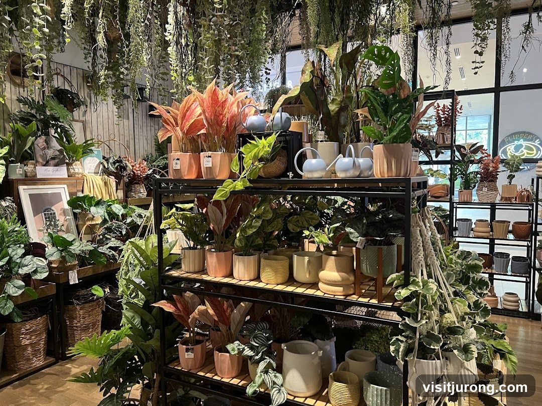 Indoor Plant Shop Display