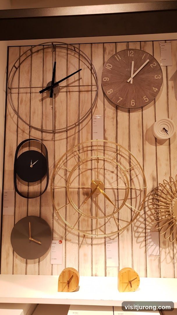 Wall Clocks Display