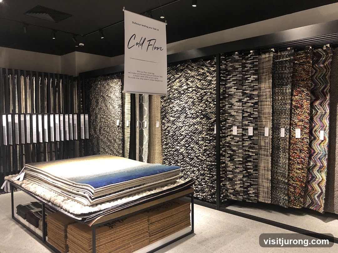 Rug Store Display