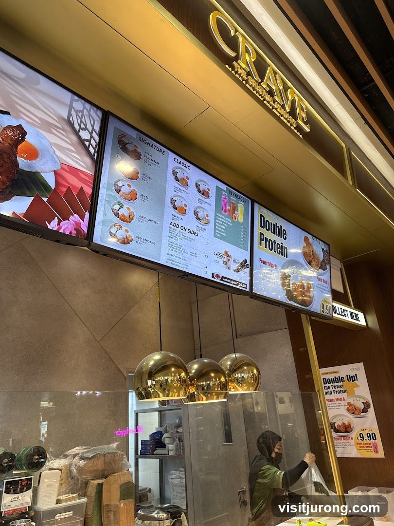 Crave Menu Display