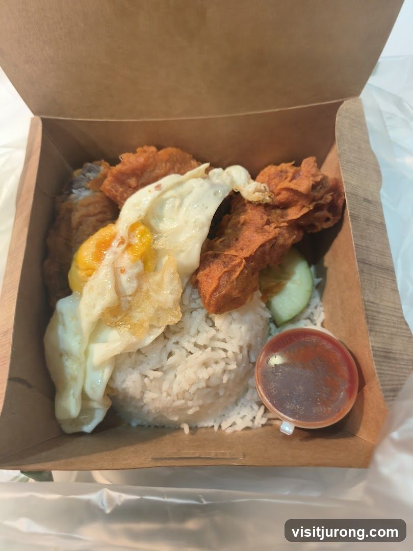 Fried Chicken Rice Box
