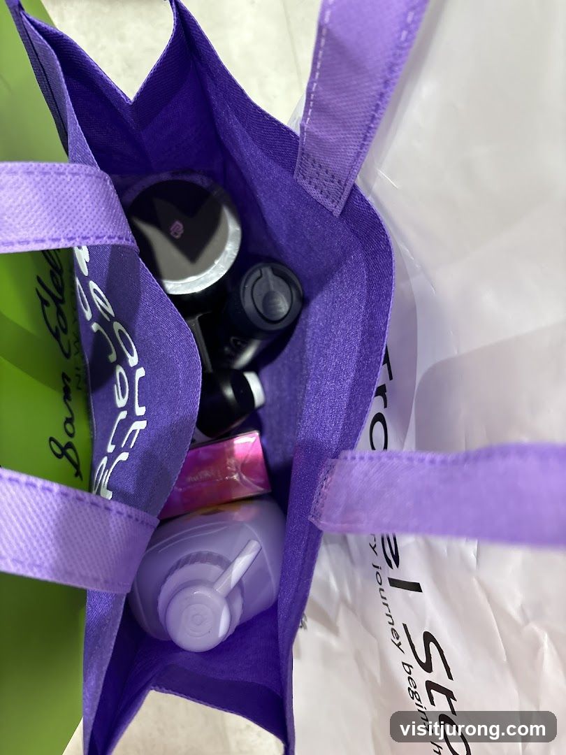 Shopping Bags with Products