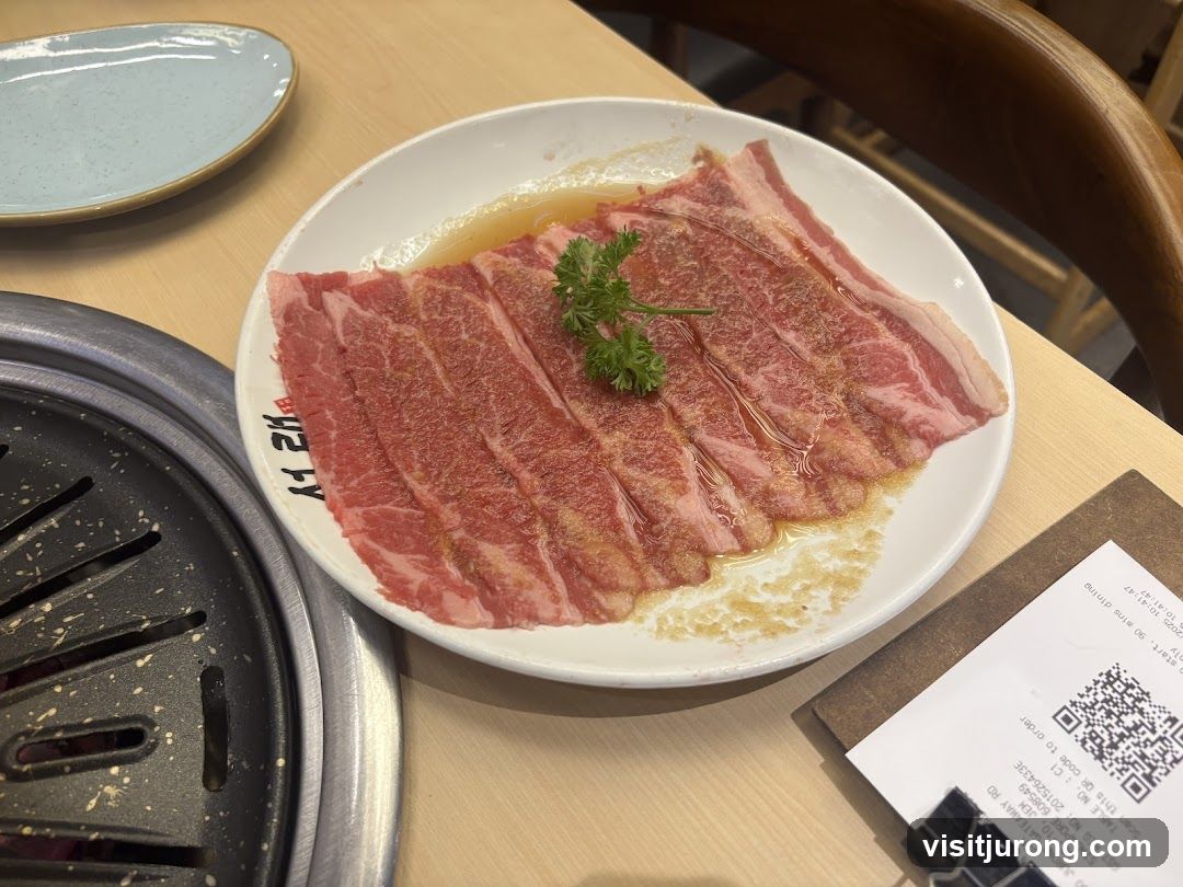 Raw Sliced Beef