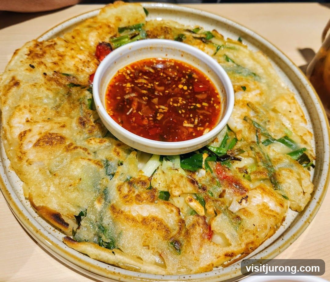 Korean Pancake with Dipping Sauce