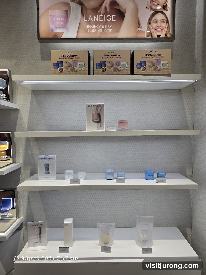 Laneige Skincare Display