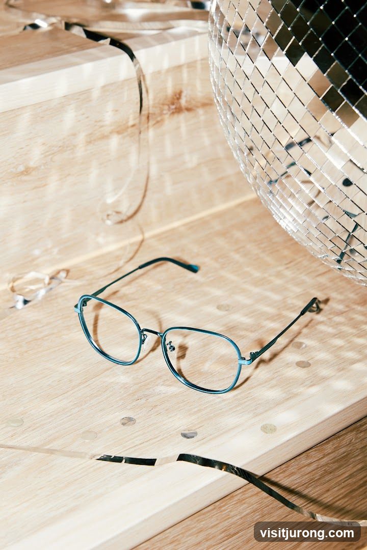 Eyeglasses and Disco Ball