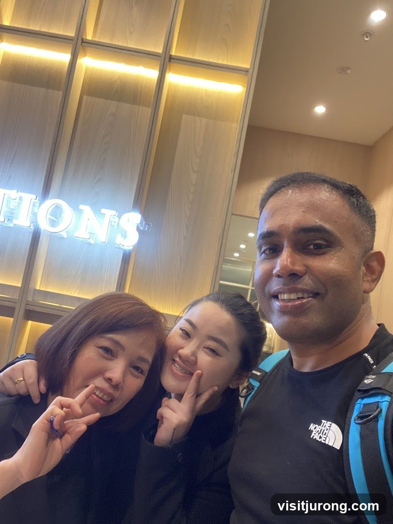 Three people posing for a selfie