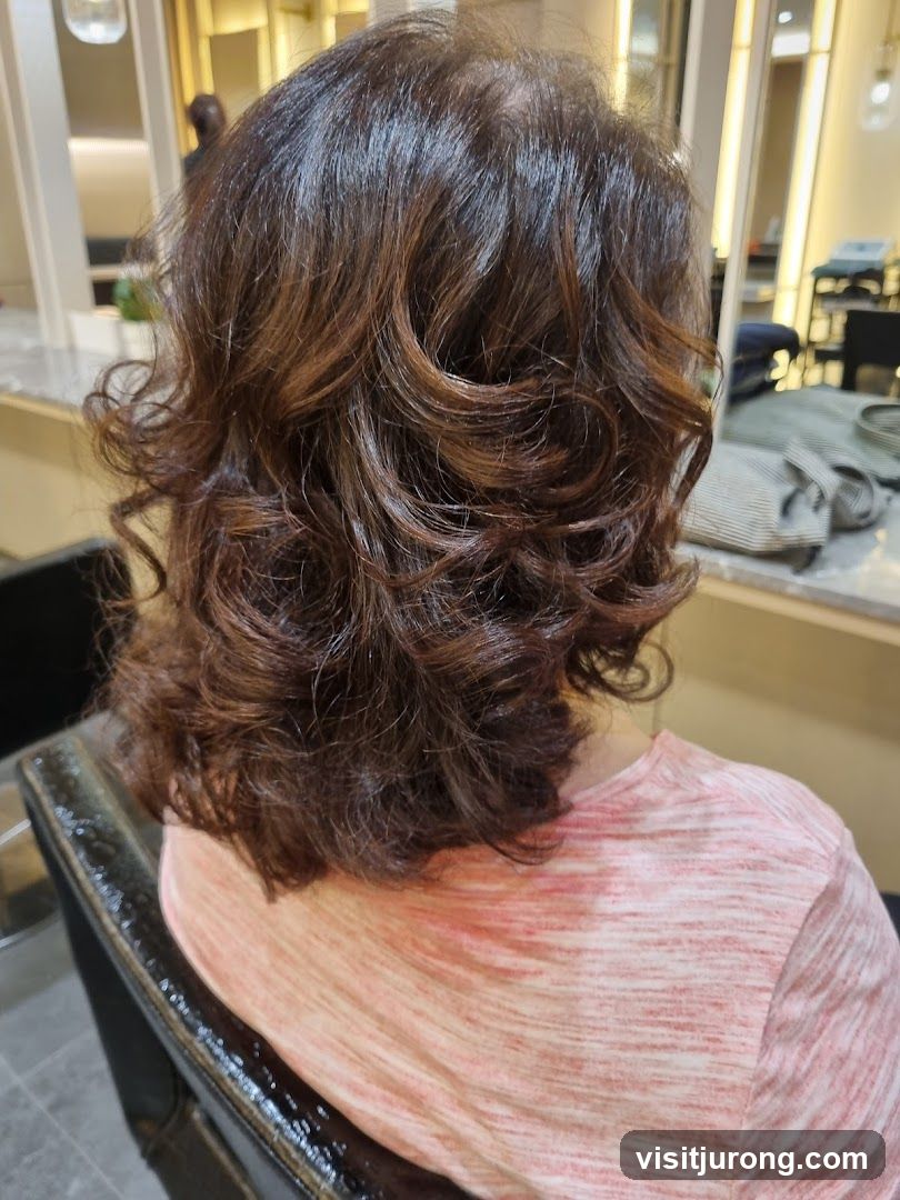 Woman's Hair Styled