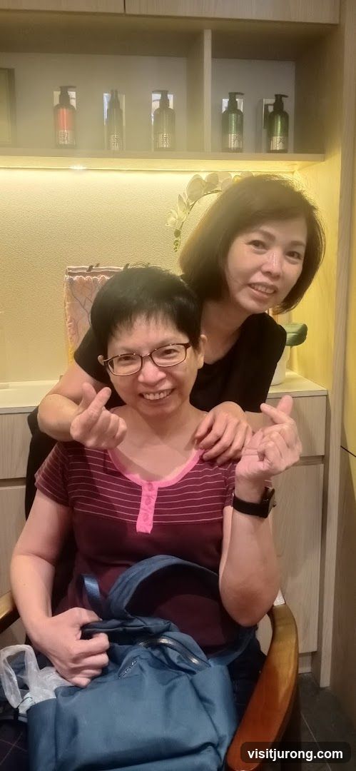 Two women posing for a photo