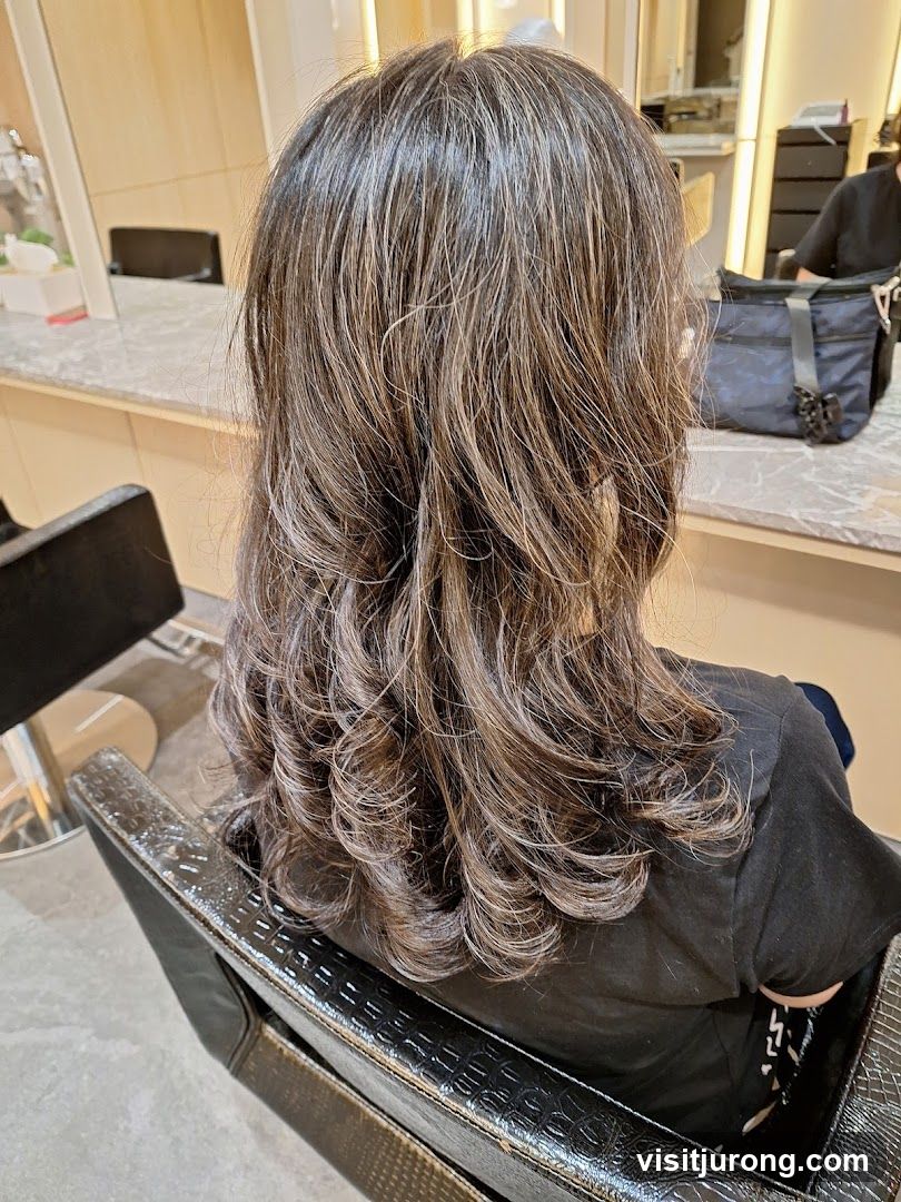 Woman with styled hair