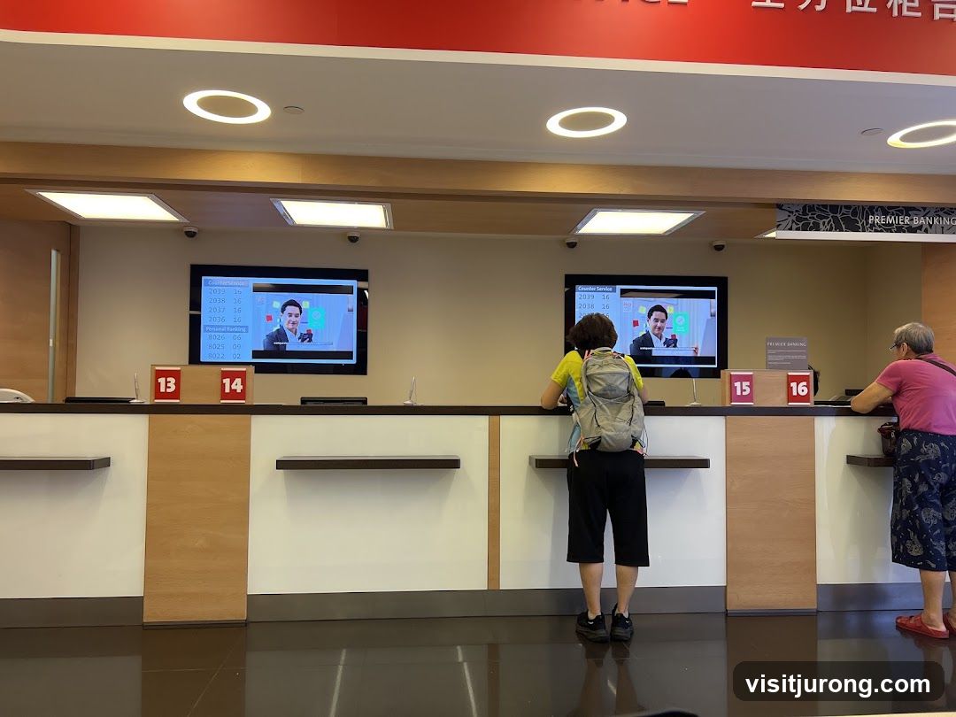 Bank Counter with Queue Display